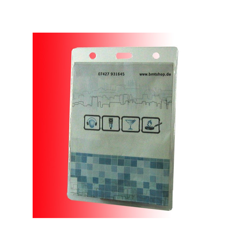 XL Ausweishülle mit 3-Punkt-Lochung