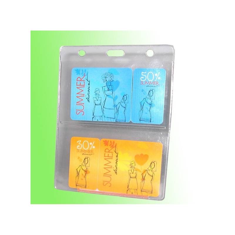 Ausweishülle mit 3 Fächern