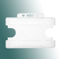 Scheckkartenhülle mit Euroloch und zwei Rundlöchern