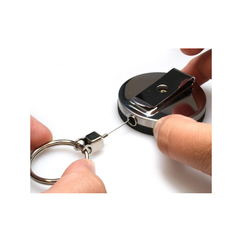 Ausweisjojos mit Metallumrandung mit 1 farbigem Aufdruck Epoxy