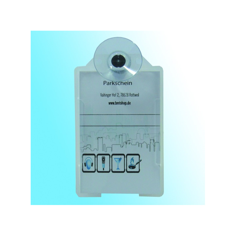 Parkkartenhalter mit Saugnapf