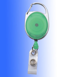 Ovale Premium-Ausweisjojos mit Metallrand – Stabil & Elegant