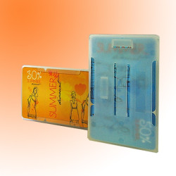 Scheckkartenhülle als Mehrfachscheckkartenhalter