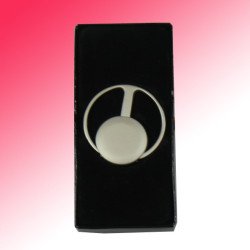 Schlüsselanhänger Metall  Satin-Matt