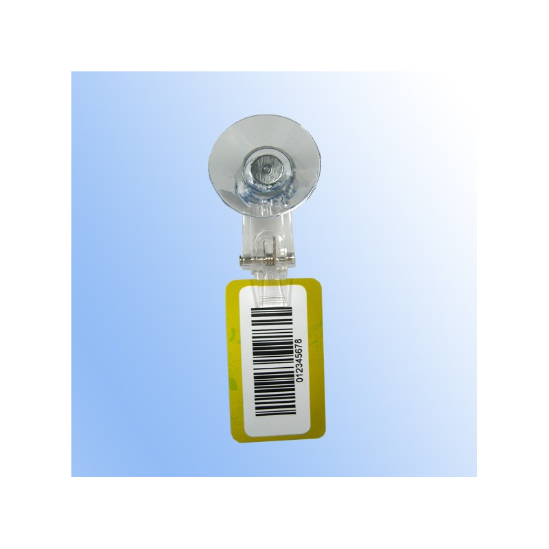 Parkkartenhalter mit Saugnapf und Klammer für Parkscheine