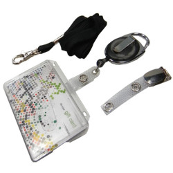 Scheckkartenhalter- Ausweisjojo-Clip-Umhängeband