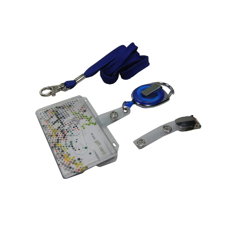 Scheckkartenhülle - Ausweisjojo-Clip-Umhängeband