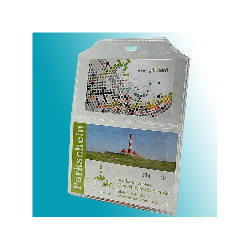 Ausweishülle 2. Fach Einschub jeweils von oben