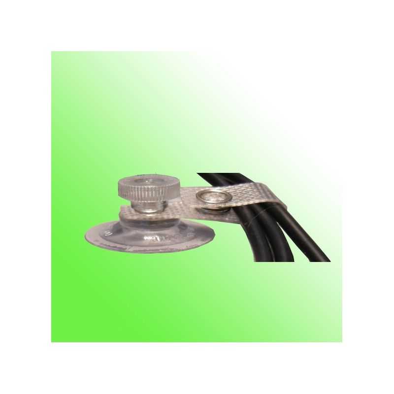 Saugnapf mit Kabelschelle